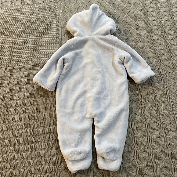 Angel Dear Blue Cozy Baby Bunting ~ 0/3M - Picture 4 of 8